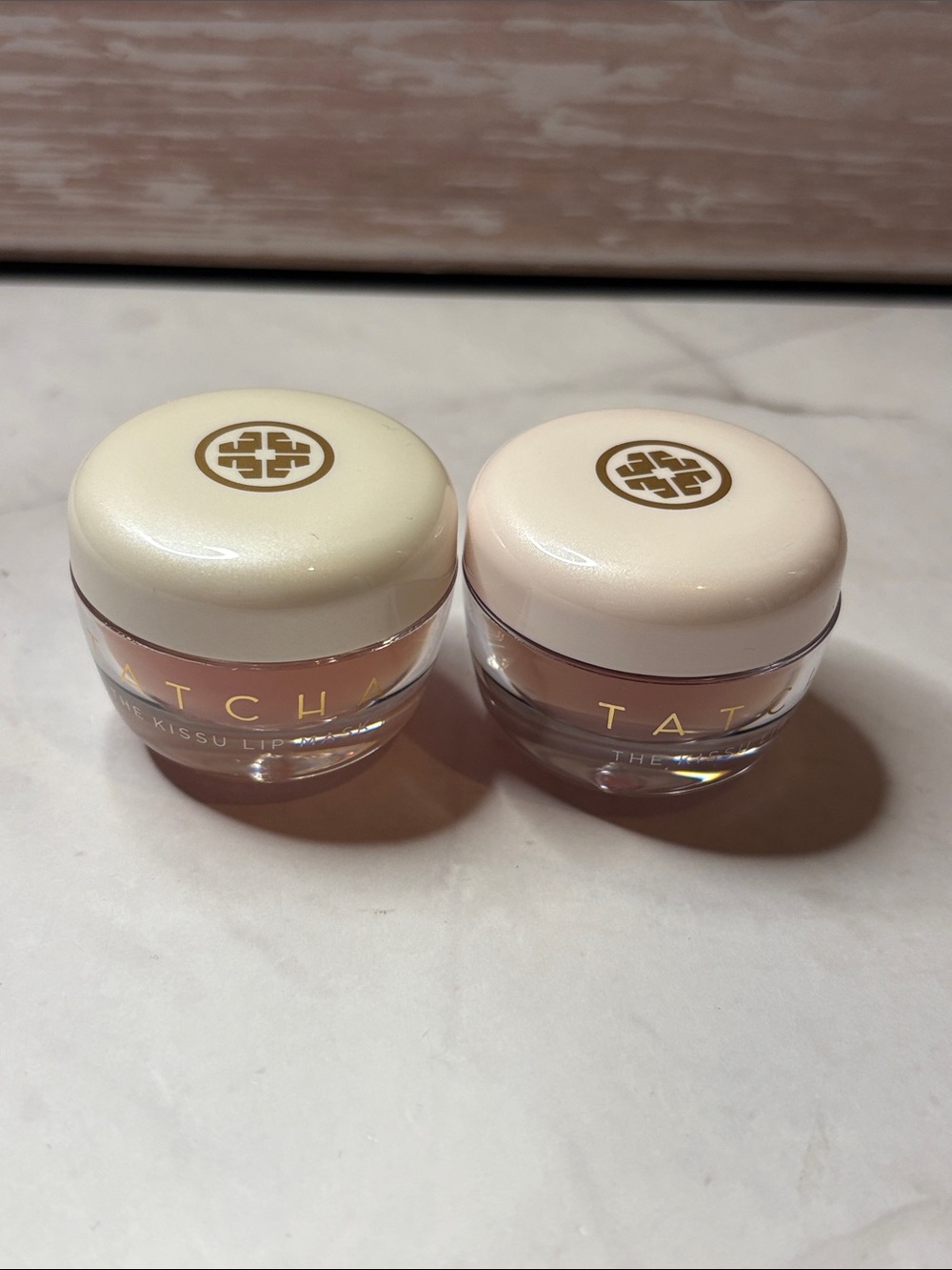 2 TATCHA The Kissu Lip Mask Japanese Peach Lip Jelly .17oz samples